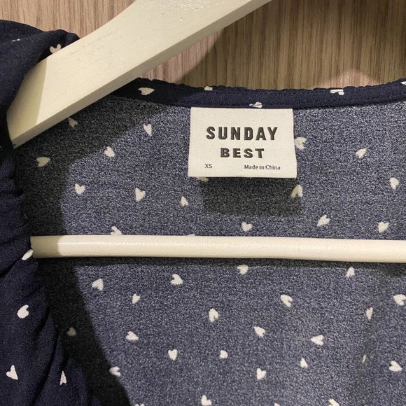 Aritzia Sunday Best New Ruffle Wrap Dress - Picture 6 of 9